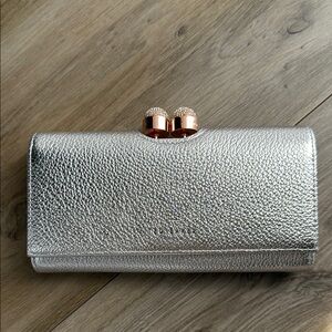 Ted Baker Silver Clutch Bag